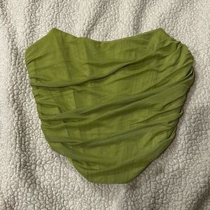 Lime green Bustier